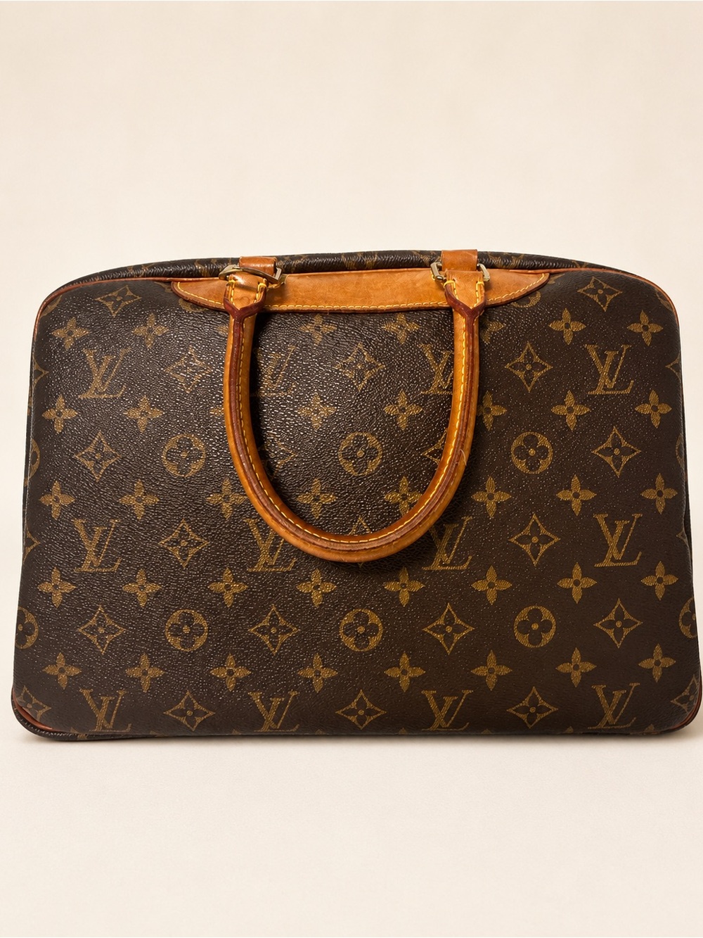 Louis Vuitton Deauville M47270 Monogram Top Handle Bag COA Dust Bag - Picture 4 of 10